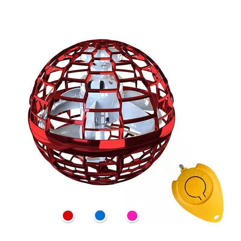 Luminous toy UFO intelligent sensor swing ball magic swing ball magic ball children's toys wholesale Water drop red