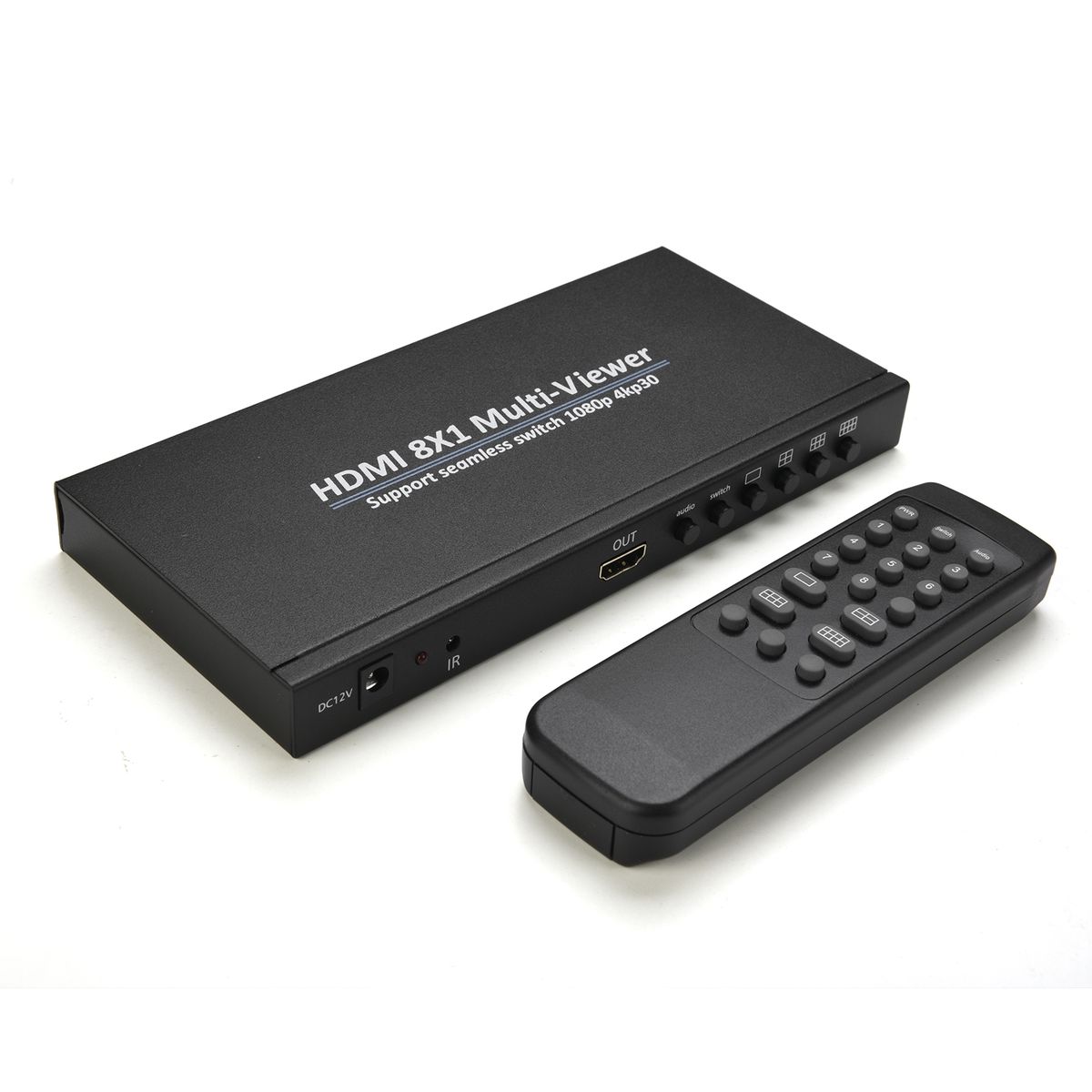 8x1 HDMI 4K Quad Multi-viewer Screen Divider 8 Screen