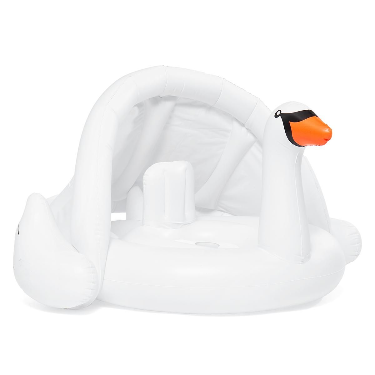 Baby White Swan Flamingo Infant Inflatable Swim - White Swan