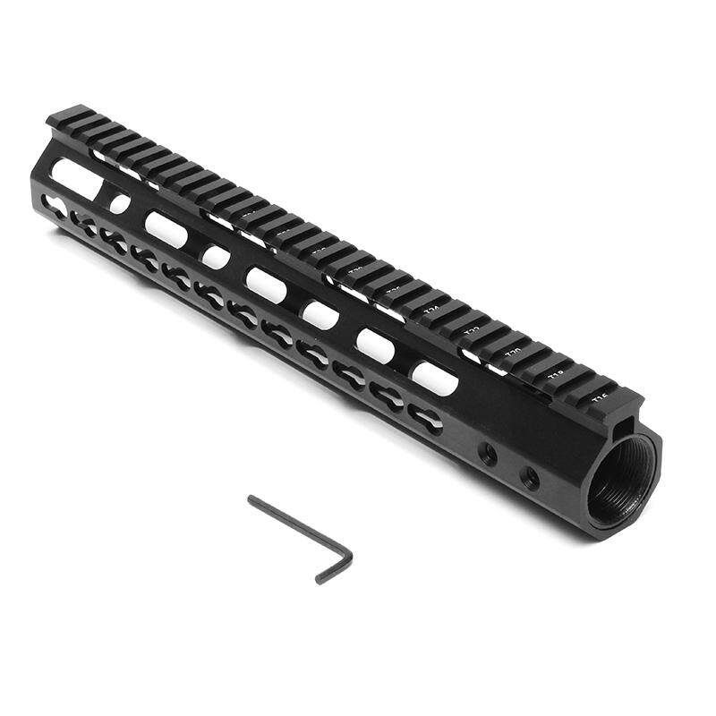 Black 7inch AR15 Free Float Keymod Handguard Picatinny Rail For Scope Mount 7 Inches