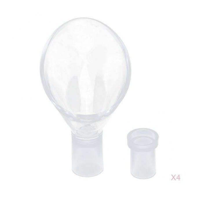 4pcs/set Aquarium Plastic Lily Pipe Outflow For 12/16mm 16/22mm Tube