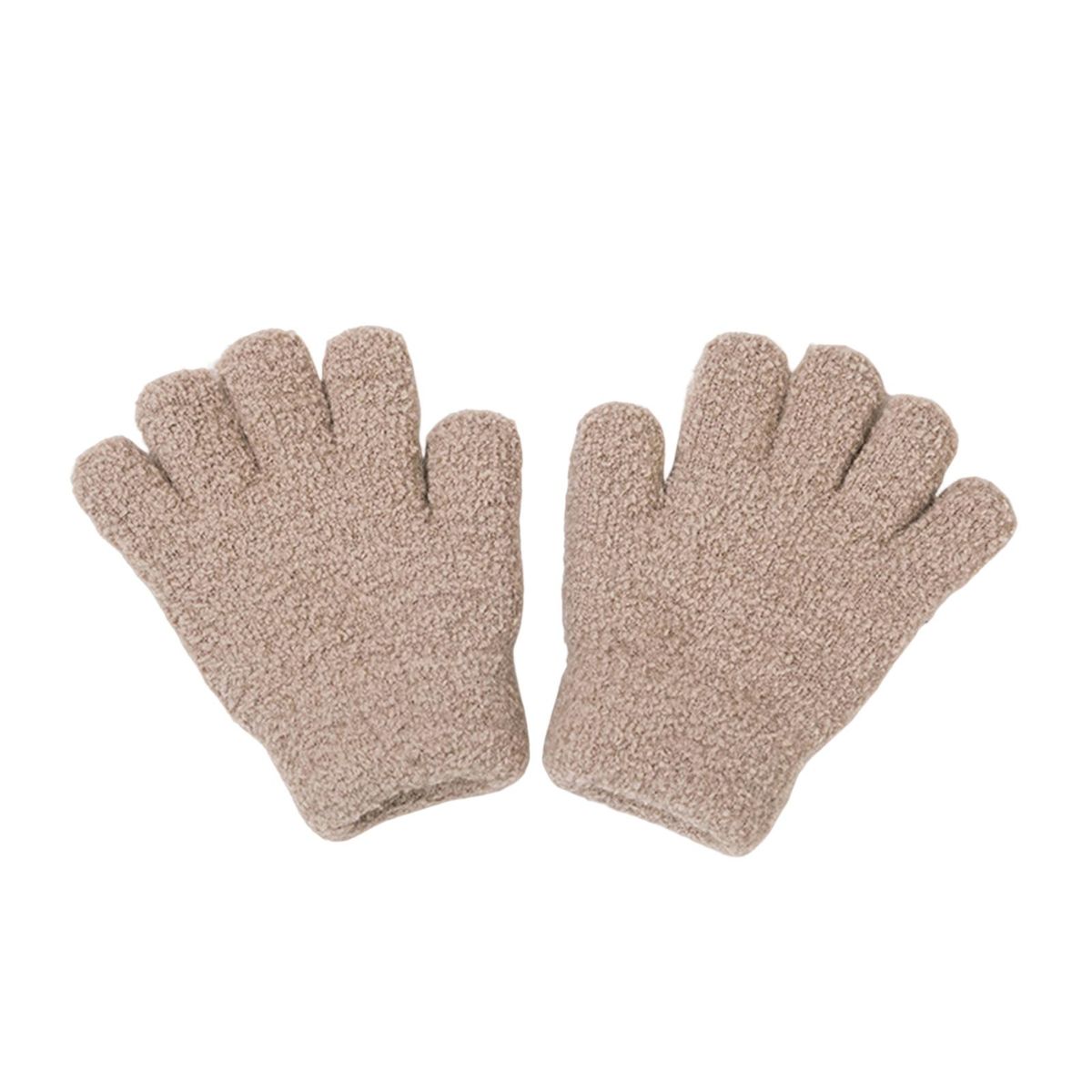 1 Pair Children Winter Skiing Boys Girls Khaki