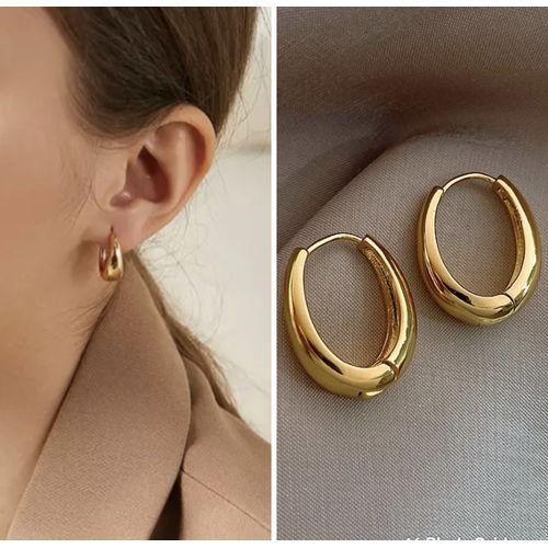 TRENDY HOOPS EARRINGS LUXURY MINI  EARRING