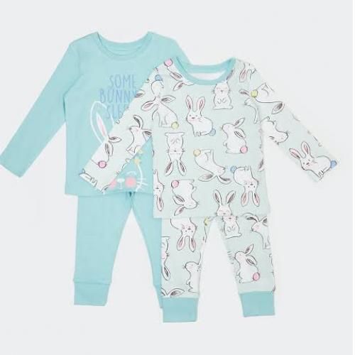 Toddler Girls Pyjamas - 2 Pack Long Sleeve