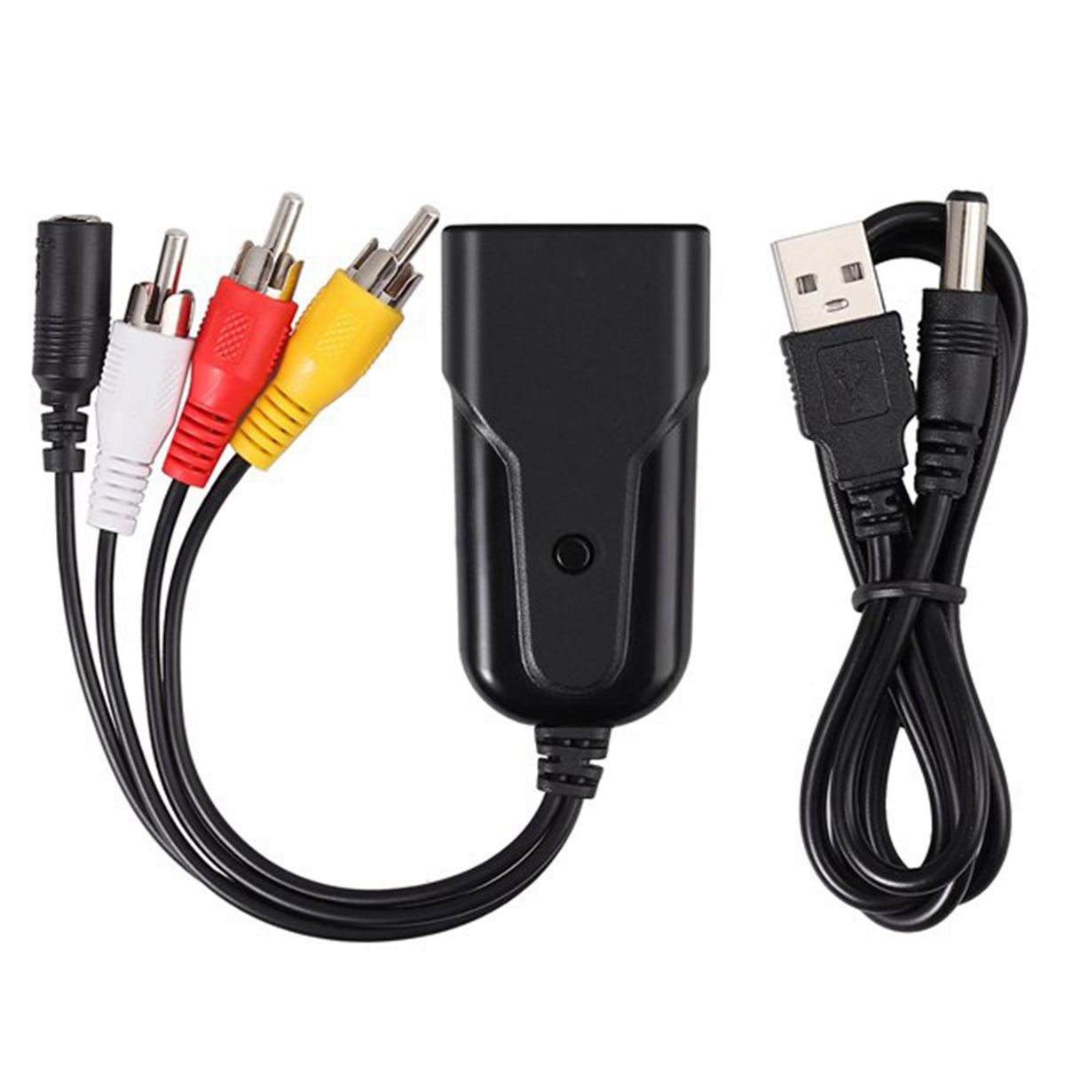 HDMI-Compatible to AV (RCA) Audio Video Converter, Support