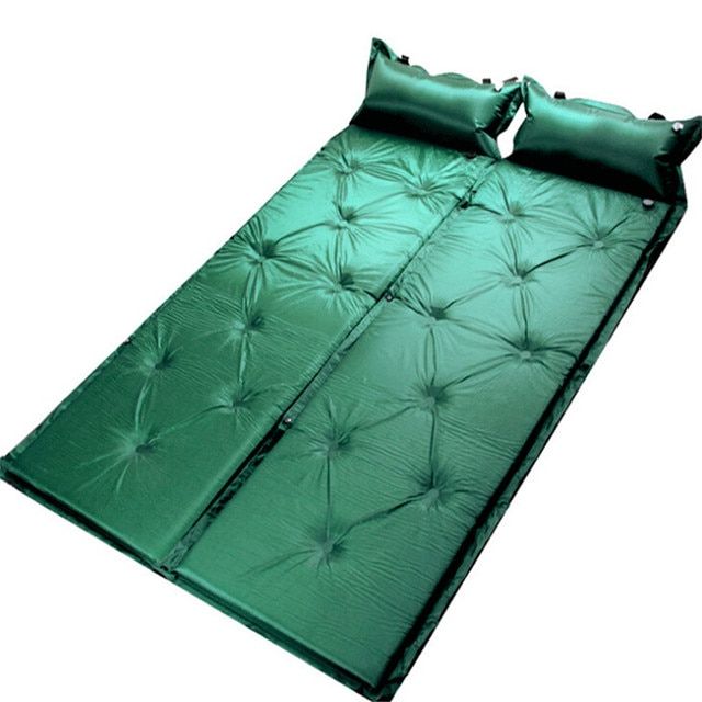 Self Inflating Camping Roll Mat Pad Sleeping Bed Polyester