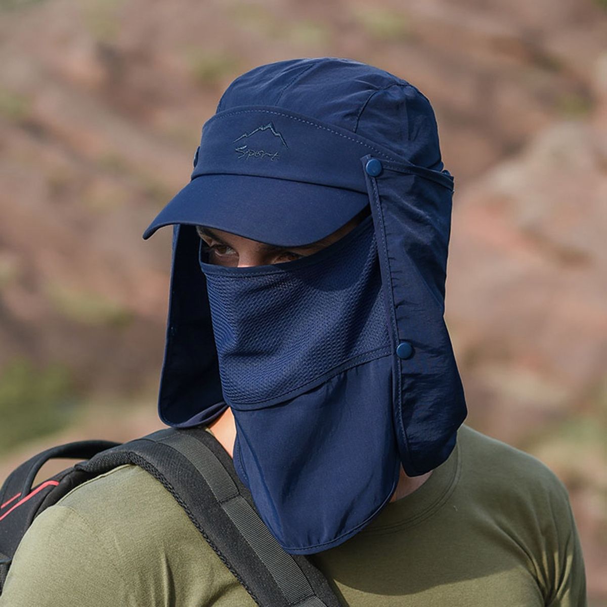 Unisex Multifunctional Sun Visor Hat 360° Sunscreen