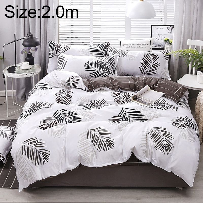 4 PCS/Set Bedding Set Geometric Patterns Linen Duvet Cover