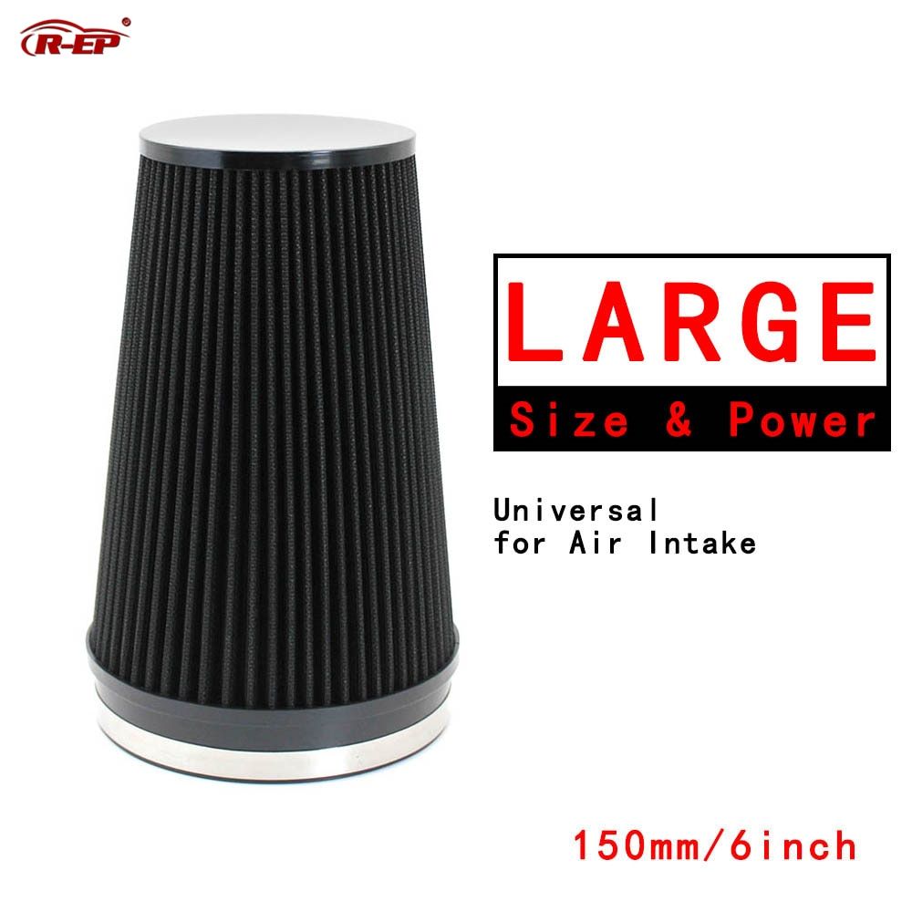 R-Ep Car Performance 6inch Air Filter Universal 150mm Large
