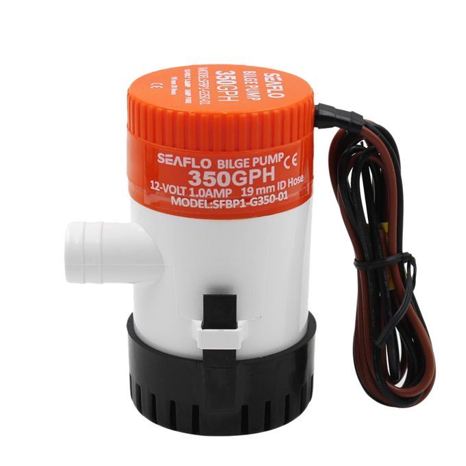 For SEAFLO 12V 350GPH Marine Boat Submersible Bilge Water Pump SFBP1