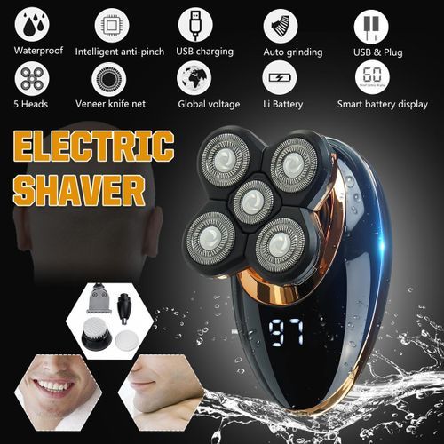 Rechargeable 5 Heads Ll Head Men's Cordless Hair Clipper