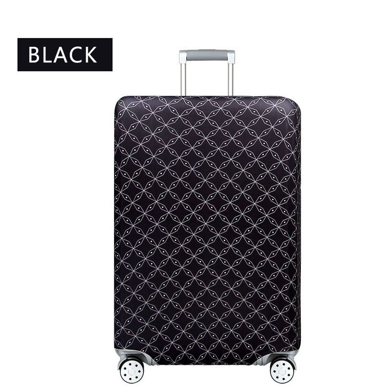 World Map Travel Luggage Suitcase Protective Cover Trolley