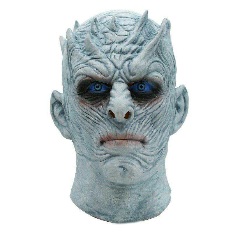 Movie Thrones Night King Mask Halloween Realistic Scary