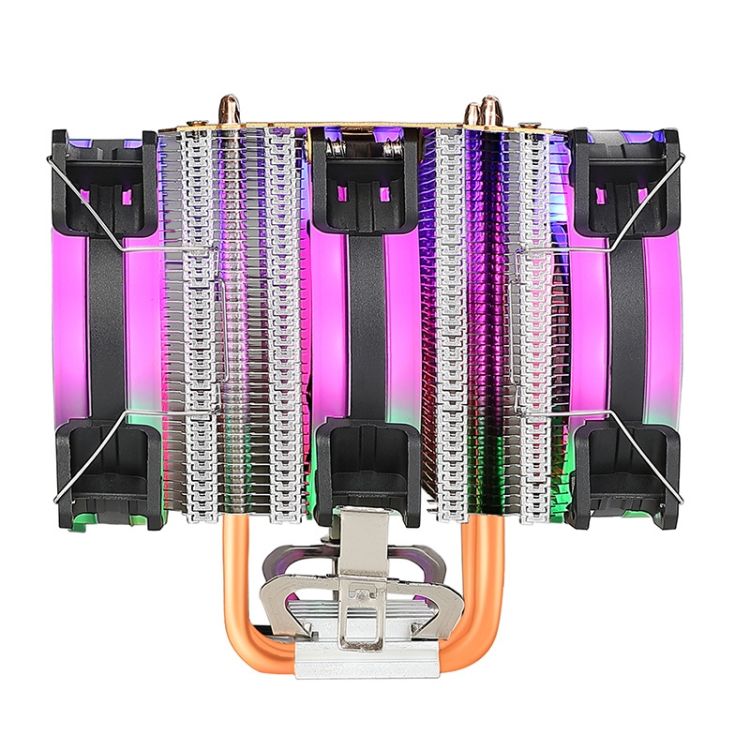 Computer  CPU Radiator CPU Fan,Spec: RGB Light 3 Fans