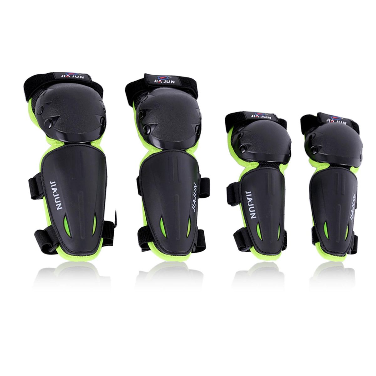 4pcs Knee Pads Elbow Pads Elbow Knee Guards Protective Gear for Kids Outdoor Sport Cycling Skating Skiing Skateboarding