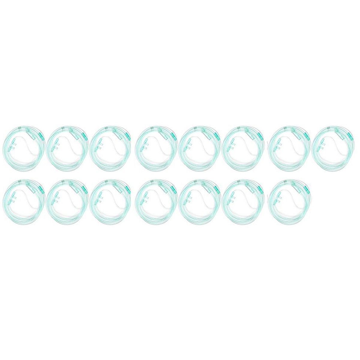 15Pcs 2 Meters Nasal Cannula Soft Oxygen Tubing O2 Cannula
