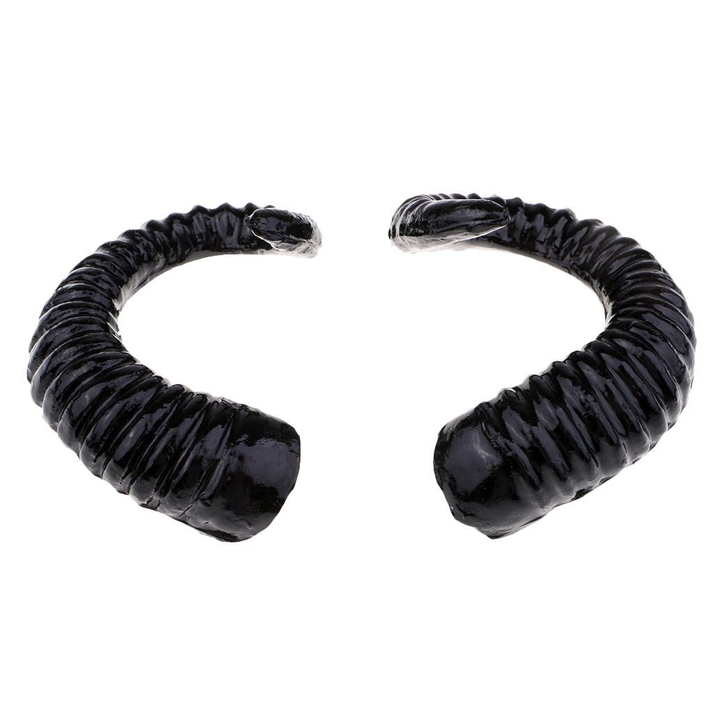 Artificial Ram Horn Faun Horns Halloween Cosplay Demon Evil Devil