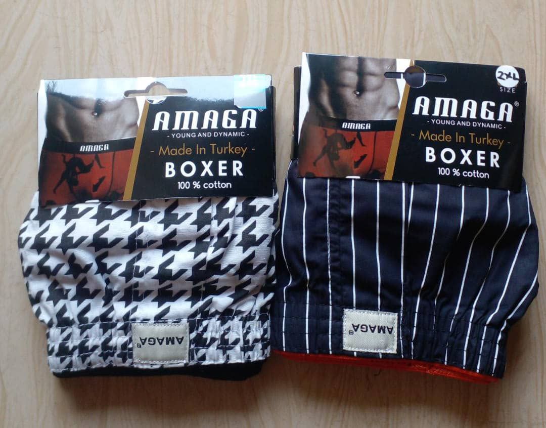 AMAGA MEN'S BOXERS - ( 2PIECES )