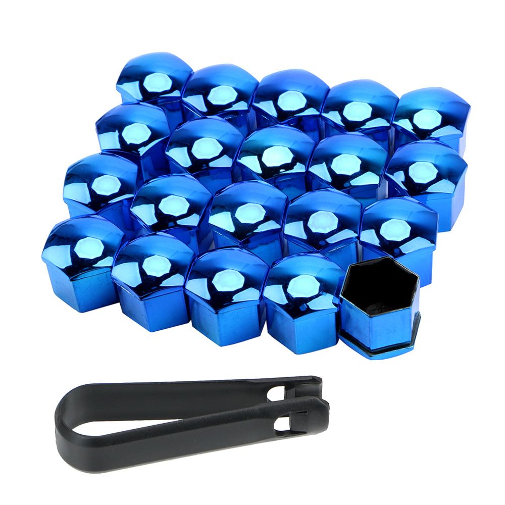 17mm 20pcsset Car Wheel Nut Caps Protection Covers Caps