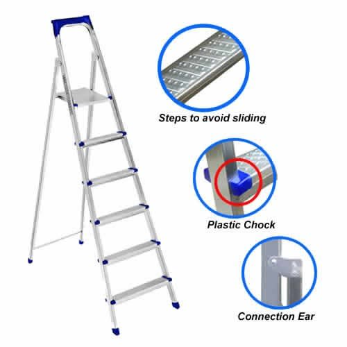 Platform Iron Ladder - 6 Step