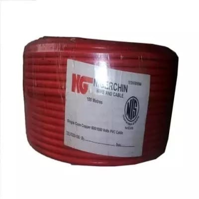 Single Core Copper Wire 10mm - Red