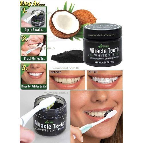 Miracle Teeth Whitener- Black