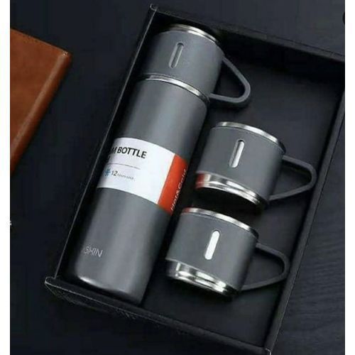 Vaccum Vacuum Hot Water Flask With 2 Cups