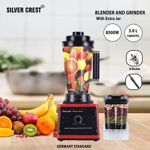 3L Industrial 8500Wax Food Crusher Blender-Red