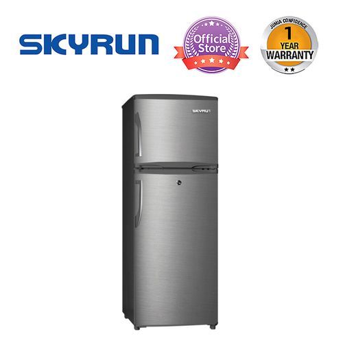 182 Litres Double Door Top Mount Fridge (BCD-187A) - Inox