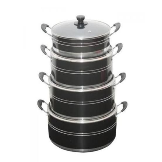 Quality Laria 4pic Non Stick De-cast Stockpot