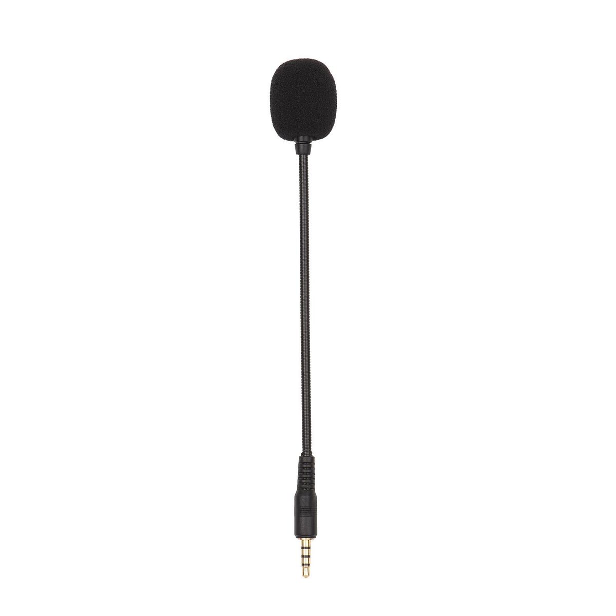 Gooseneck Microphone Direct Plug Microphone Condenser Mic Replacement Speech Portable Sensitive Studio Interview Goose Neck Full Directional Practical Plug & Play 3.5mm for Laptop PC Desktop Computer
