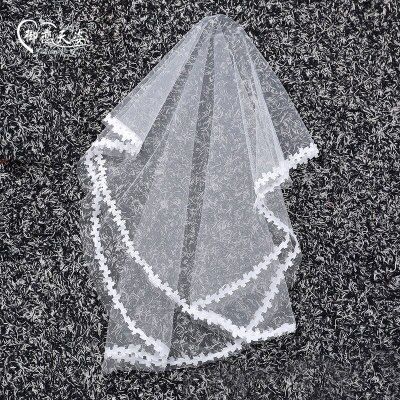 Wedding Accessories  Veil Single Layer Fashion Lace Veiirl Dress Accessories