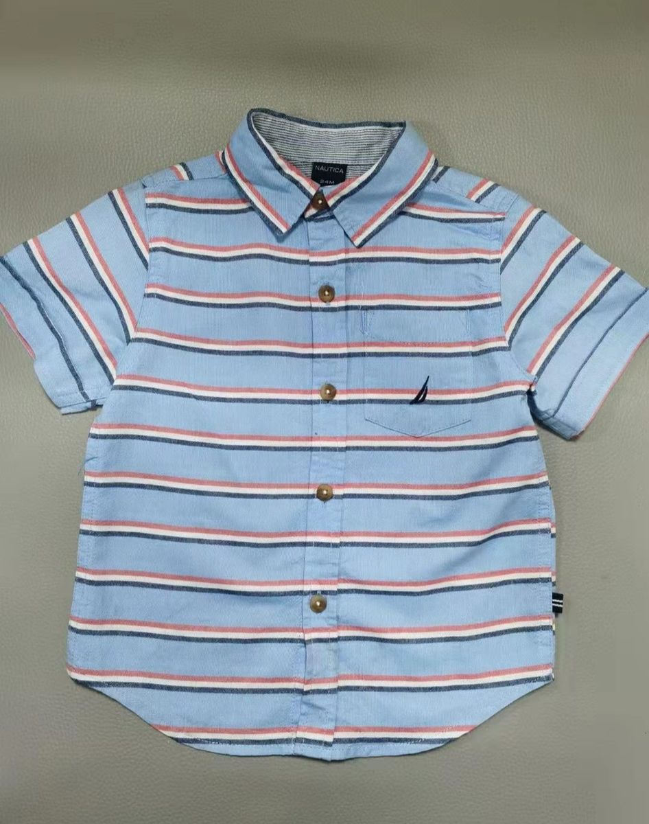 Kid's Cotton Striped Shirt