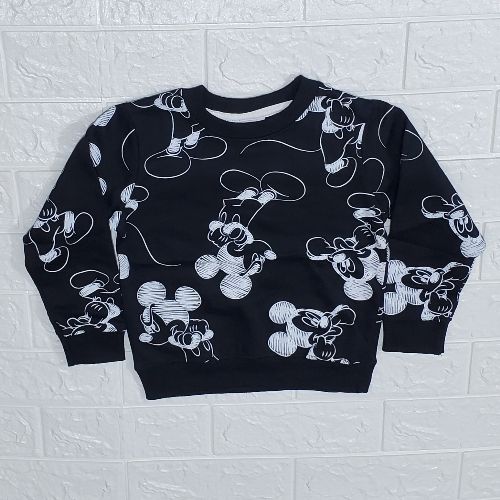 Children Mickey Character Sweatshirt Tee