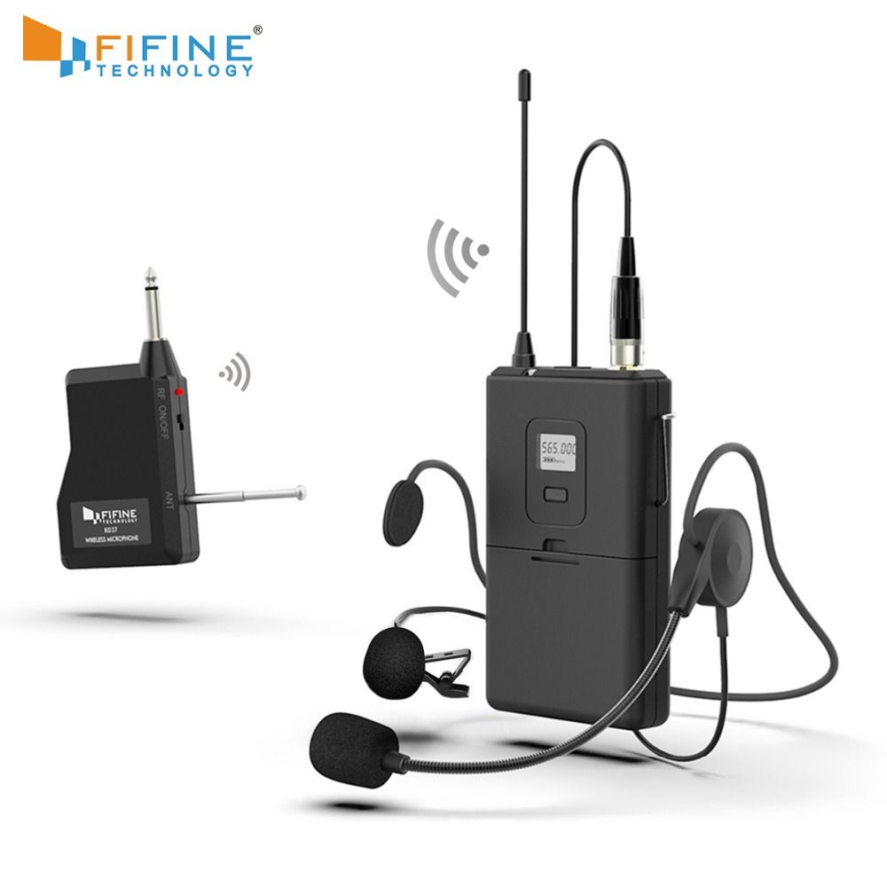 20 Channel UHF Output Lavalierheadset Microphone Transmitter