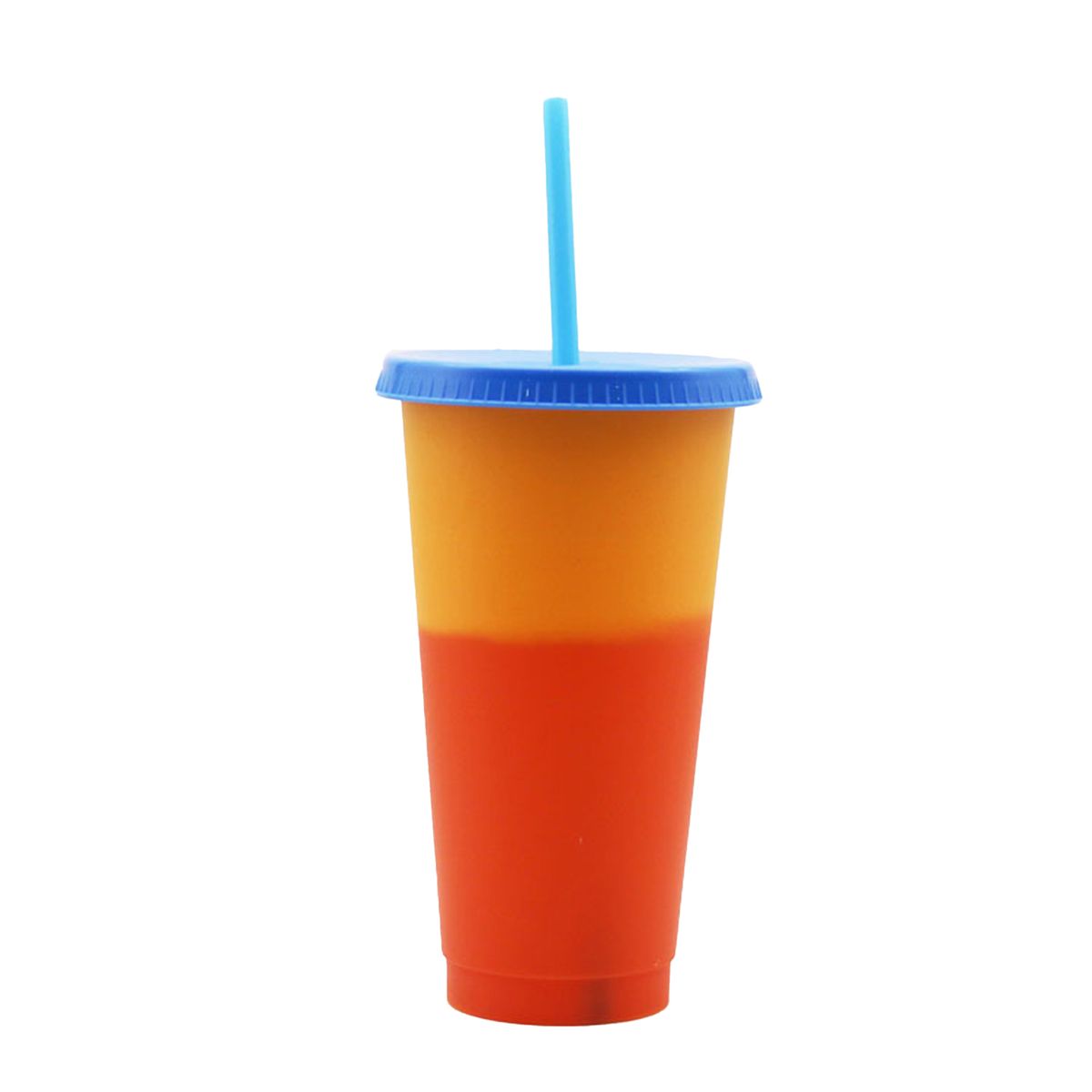 720ml Color Changing Bottle No Odor Leak-proof With-Orange