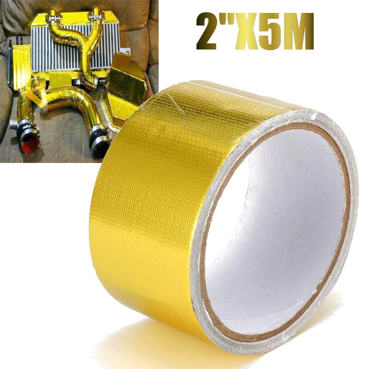 4pcs 450 DEGREE GOLD HEAT COOL REFLECTIVE TAPE WRAP 2