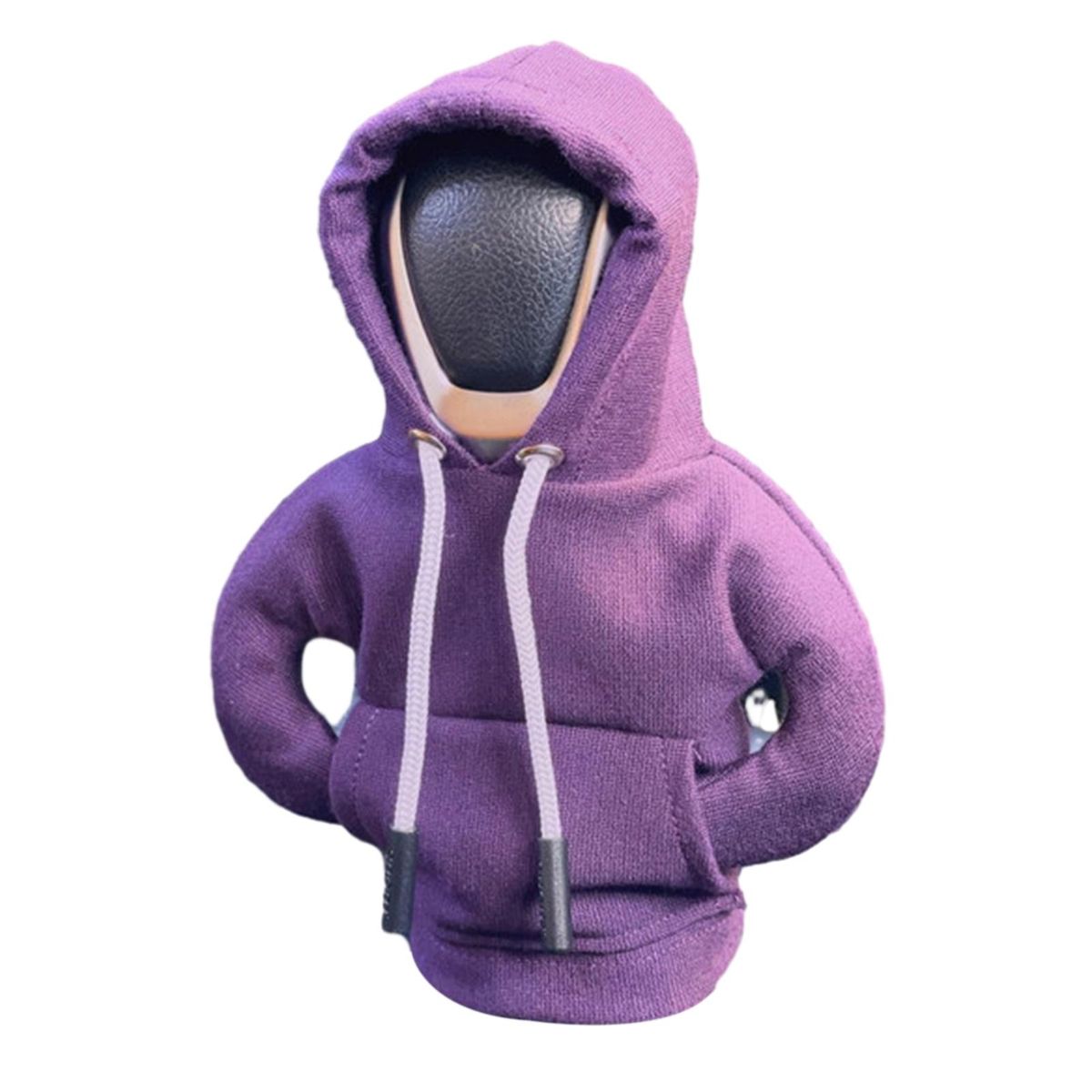 Gear Shift Hoodie Cover Cozyshift Soft Car Gear Shift Cover Purple