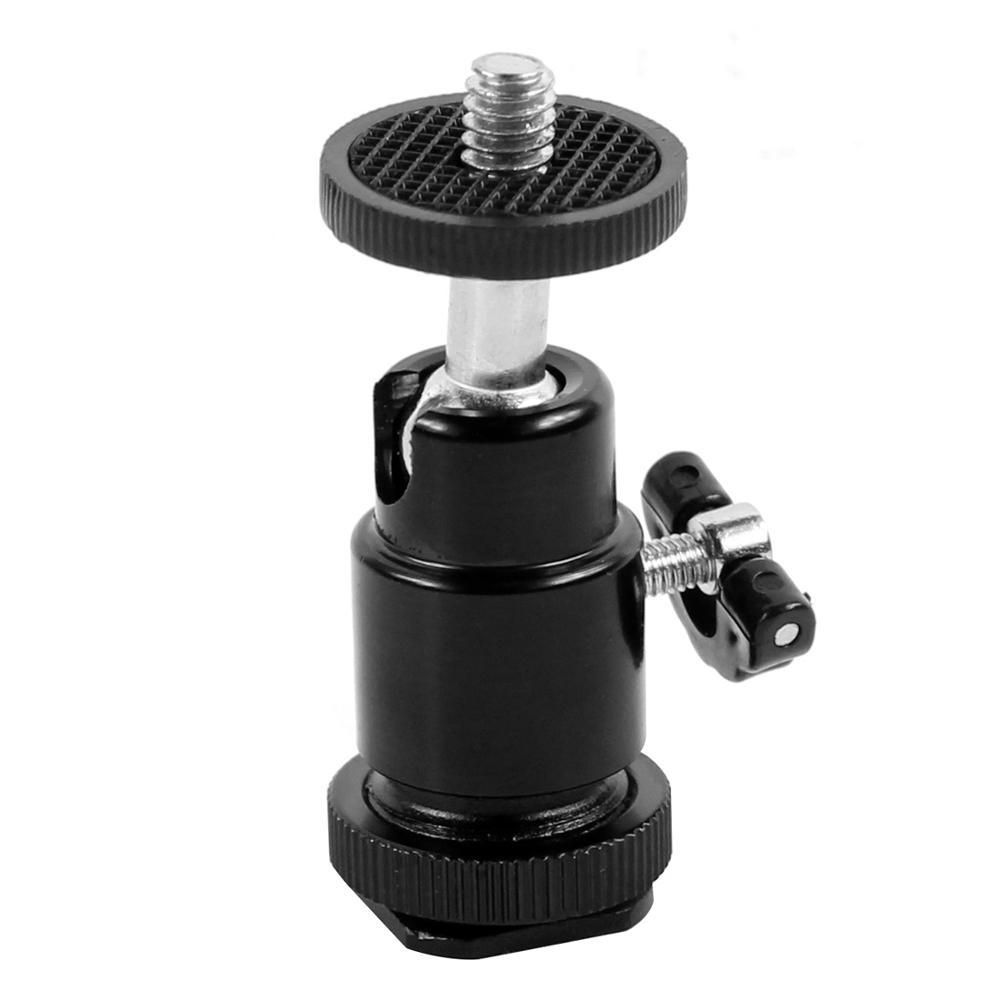 Camera Extension light Bracket Phone Clip Holder Monitor Stand 1/4 Screw Ball Head Tripod Ball Mount Adpater for Gopro Insta360