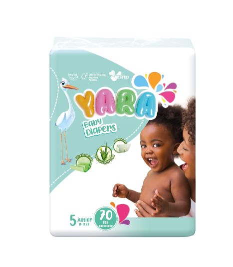 Baby Diaper Size 5 Junior 11-18 Kg, Jumbo Pack (70 Pcs)