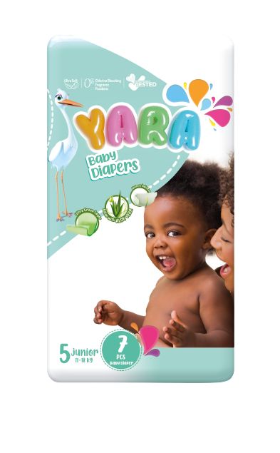 Baby Diaper Size 5 Junior 11-18 Kg, Small Pack (7 Pcs)