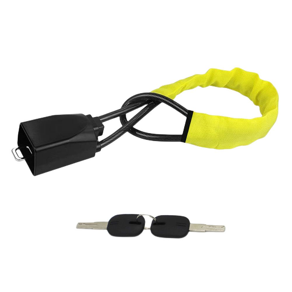 Car Steering Wheel Lock With 2 Keys Universal Seat Belt Anti Theft Security Lock Car Anti-Theft