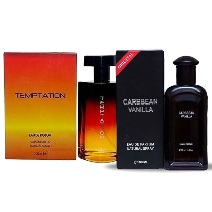 TEMPTATION AND CARBBEAN PERFUMES COMBO(UNISEX)