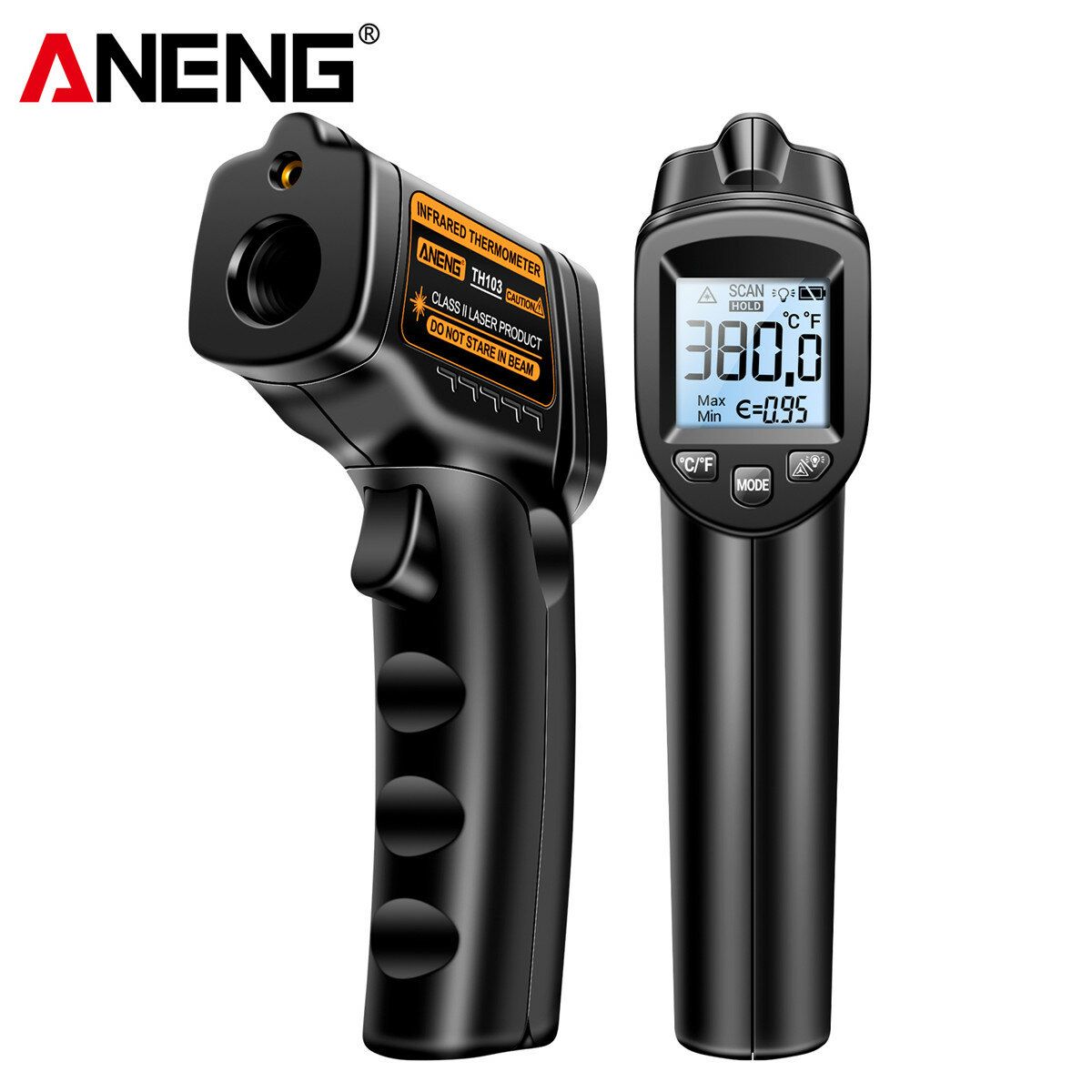 ANENG TH103 Class II Laser Infrared Thermometer Temperature