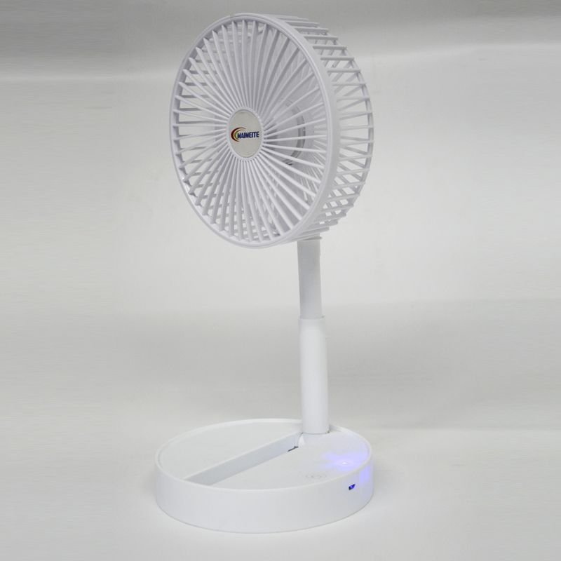 Rechargeable Fan 3 Speeds Long Continuity-White