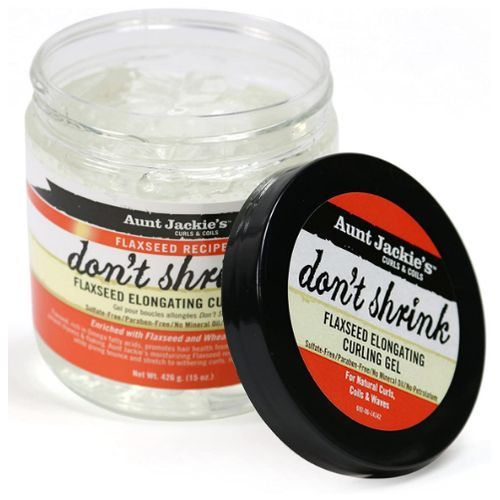 Don't Shrink Flaxseed Recipe Elongating Curling Gel (15 Oz)