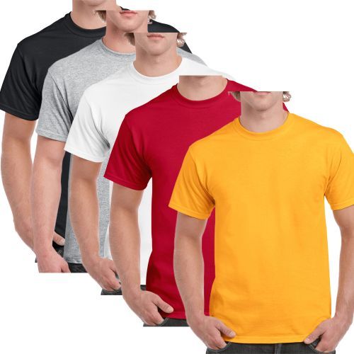 5-In-1 Plain Unisex T-shirts Combo
