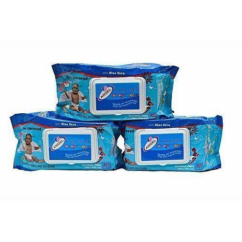 Thick & Fluffy Baby Wipes - 125count X 3 = 375