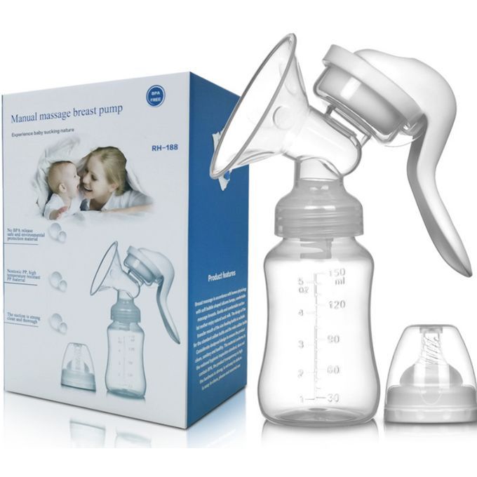 150ML 2 In 1 Baby Feeding Bottle Set Nursing Mother Breast Milk Pump