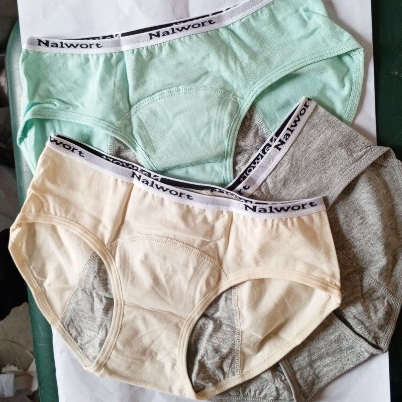 3pcs Ladies Menstrual Panties With Water Resistant Underl.